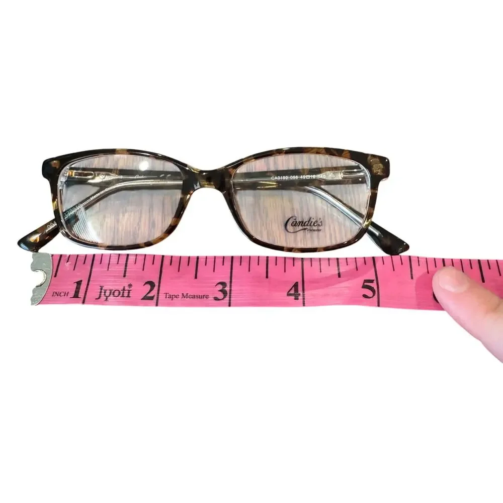 NEW Candies 1099 rectangle tortoiseshell Glasses